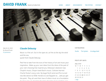 Tablet Screenshot of davidfrankmusic.com